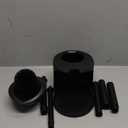 2 in 1 Toilet Plunger and Brush SetExtended Handle PlungerToilet Bowl Brush Plunger Set,Bathroom Cleaning Tools Toilet Brush Plunger ComboCleaning BrushBathroom Cleaning Supplies (Black)