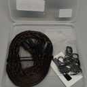 REECHO 6PCS Clip in Braid Hair Extensions for Women 14 Inch Clip in Braids Synthetic Braided Hairpieces for Daily Costume Party, Dark Chocolate Brown