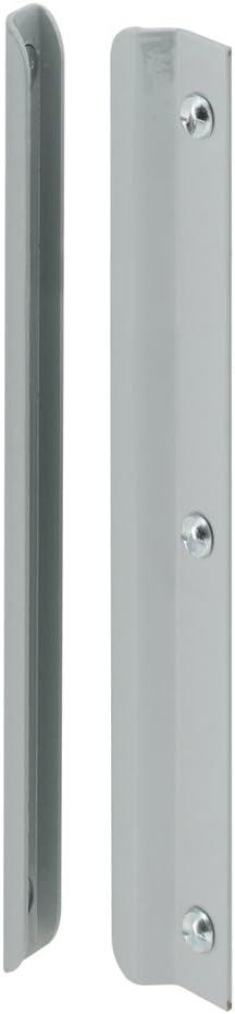 Prime-Line U 9511Brass Single Bore Hole Lock and Door Reinforcement Plate for 1-3/8 in. Thick Doors, Brass Finish (Single Pack)