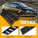 Car Hood Vent Scoop Cold Air Flow Intake Fitment Bonnet Cover Hood Vent Fits for RS MK2 Universal Black