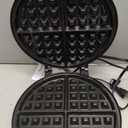Cuisinart Belgian Waffle Maker, Round Waffle Iron, 6 Setting Adjustable Browning, Audible Alert, Nonstick Plates, WAF-200NAS
