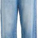 Judy Blue Womens Jeans - High Waisted Featherweight Baggy Elasticated Waistband (7/28, Medium Blue)