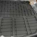 LASFIT Floor Mats for Jeep Grand Wagoneer/Grand Wagoneer L 2022 2023 2024 2025 7 Seats (NOT Fit for 8-Seat) All Weather TPE Custom Fit Car Mats Floor Liners 1st & 2nd & 3th Row, Black