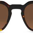 KIAURA Lautner Premium UV400 Polarized Sunglasses, XL & Original Sizes, Shape Memory Acetate Frames, Scratch-Resistant Lenses