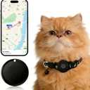 Pet Tracker, GPS Collar for Cats (iOS Only) Smart tag, Waterproof Compatible with Apple Find My, No Monthly Fee, Advanced Tracking Solution Smart Collar for Pet Safety
