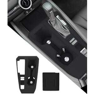 for 2026 Honda Accord Accessories 2023 2024 2025 Car Cup Holder Inserts and Center Console Tray Replacement, Silicone Cup Holder Inserts Mat Pad Drink Holder Center Console Storage Organizer