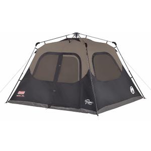 Coleman 6 Person Instant Camping Tent with 1-Minute Setup, Large Family Tent with Pre-Attached Poles, Air Vent, & Carry Bag, Sets Up in About 60 Seconds, Contains PFAS