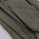 vctops Rustic Lattice Cotton Linen Decorative Throw Pillow Cover Embroidery Square Cushion Cover Pillowcase for Sofa Bedroom Couch (Green, 20"x20")