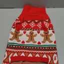 Christmas Dog Sweaters for Small Medium Large Dogs Girl Boy Knit Turtleneck Double Dog Sweater Clothes Winter Thick Warm Pet Puppy Outfit Snowflake Pattern for Holiday Christmas, XXL