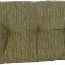 Klear Vu The Gripper Non-Slip Tufted Bench Cushion for Indoor Furniture, Assembled in USA, Entryway Storage, Bay Window, Corner Nook or Piano Seat, 27 Inches, Chenille Green