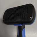 Swihauk Self Cleaning Slicker Brush - Skin Friendly Deshedding Grooming Tool for Dogs & Cats, Suitable for Shedding & Haired Pets, with Pet Supplies Accessories, Blue