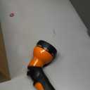 Garden Hose Nozzle Sprayer 10 Watering Patterns Spray Nozzles Heavy Duty Hose Head Lightweight Hose Attachment Orange