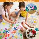 Resin Starfish Seashells Starfish Decor Sea Shells for Crafting Starfish Pendant for DIY Wedding Decoration,Beach Shells Vase Filling,Fish Tank Sea Shell Decor Shell Wall Decor(26, White)