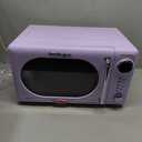 Nostalgia Retro Compact Countertop Microwave Oven 700-Watts with LED Digital Display-Child Lock-Easy Clean Interior-Lavender, 0.7 Cu. Ft