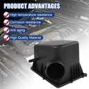 258-536 Air Filter Housing Compatible with 2014-2018 Jeep Cherokee Replacement for OEM Air Cleaner Housing Cover