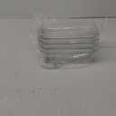 Carlisle FoodService Products Plastic Food Pan 1/3 Size 4 Inches Deep Clear