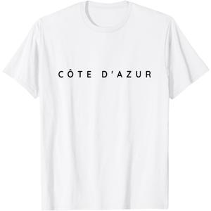 Cote D'Azur Souvenirs / CTE D'AZUR Holiday Beach Resort T-Shirt for Men Women (Small)