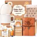 Gift Baskets for Women, 9pcs Unique Happy Birthday Gifts for Women, Thank You Basket Christmas Ideas Box w/Coffee Mug Her Mom Friend Teacher Coworker, Best Employee Appreciation Gifts