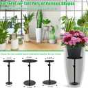 Adjustable Plant Risers for Inside Pots, 11-20" Rise Planter Insert Filler for Large Pots, Plant Lift Inserts Pot Risers for Indoor Outdoor Tall Taper Planter Container (6" 8" 10" Base Top, Set of 2), 11-20 Inch 2 Pack