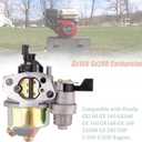 GX160 GX200 Carburetor Compatible with Honda GX120 GX140 GX 160 GX168 GX200 5HP 5.5HP 6.5HP Engine, GX160 Carburetor + Recoil Starter + Ignition Coil + Air Filter Tune Up Kit