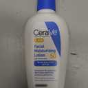 CeraVe AM Facial Moisturizing Lotion SPF 50, Face Moisturizer with SPF, Hyaluronic Acid, Niacinamide & Ceramides, NonGreasy, Blends Seamlessly With No White Cast, Non Comedogenic Sunscreen, 3 Oz