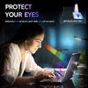 Peslv Magnetic Anti Blue Light Screen Protector for MacBook Air 13 Inch (2018-2021, M1), Removable Glare Filter for 13.3" Mac Laptop Computer