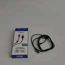 6 Foot Braided Nylon Micro Black Chrome USB Charge/Sync Cable