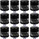 12PCS 90915-YZZF2 Oil Filters Compatible With Toyota RAV4 Camry Corolla Prius Highlander Avalon Lexus Replace 90915-YZZN1 90915-10009 90915-YZZE1