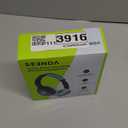 seenda Active Noise Cancelling Headphones for Kids, HEO-303 Bluetooth 5.4 60H Playtime Type C Fast Charging, 74/85/94 dB Safe Volume Limit Headset with Mic for Ipad, Airplane, Travel, Blue