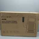 belhope Shiatsu Neck and Back Massager with Heat, 4D Kneading Back Massager for Pain Relief Deep Tissue, Comfortable Back Massage for Chair, Massage Mat for Home, Valentines Day Gifts for Men Women (Black-3)