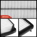 A-Premium Engine Air Filter Compatible with Honda Odyssey 2002 2003 2004 3.5L, Replace# 17220P8FA10