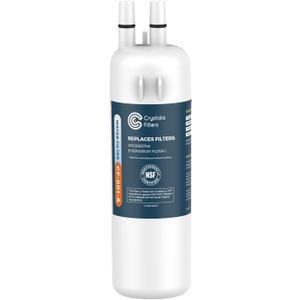 Crystala Filters Refrigerator Water Filter Compatible with W10295370A, EDR1RXD1, Filter 1, W10295370, P4RFWB, P8RFWB2L, 46-9930, 46-9081 Refrigerator Water Filter | Pack of 1