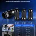 Orion Motor Tech M14x1.5 Lug Nuts with Cone Seat, 3/4" 19mm Hex Wheel Lug Nuts Compatible with Chevy Silverado Suburban 1500 Tahoe Colorado Traverse, Ford F-150 Ram 1500 Aftermarket Wheel, Set of 24