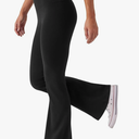 Women's High Waist Bootcut Yoga Pants Tummy Control Workout Flare Leggings, L