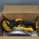 DEWALT 20V MAX Circular Saw, 6-1/2-Inch Blade, 460 MWO Engine, 0-50 Degree Bevel Capability, Bare Tool Only (DCS391B) (One Size, Yellow)