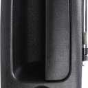 Exterior Door Handle Front Left Driver Side for 1996-2009 Chevy Express GMC Savana 1500 2500 3500 4500 Van, Replces 79320, Black w/Key Hole