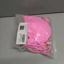 Herseas Women's Bikini Sets 2 Piece Tropical Print Swimsuit Halter Top & Boy Short Bathing Suit (Pink, XS)