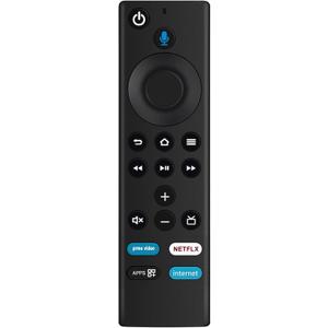 L5B83G Replacement Voice Remote fit for Amazon TV Stick E9L29Y S3L46N K2R2TE LY73PR and Cube EX69VW A78V3N and LDC9WZ w/Prime Video Netflix Apps Internet