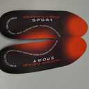 Physix Gear Orthotic Insoles for Men & Women - Arch Support Orthotics Insole, Orthopedic Insoles, Inserts for Men & Women, Foot Insoles for Plantar Fasciitis Comfort, Shoe Insert, Feet, Red/Black, L