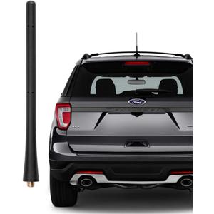 HM5Z-18813-A Radio Antenna for 2008-2019 Ford Focus Flex Fusion Explorer Fiesta Escape C-Max, 07-2012 Mercury Milan, 10-2019 Lincoln MKT, Direct Replacement 7" Roof Antenna Aerial DS7Z-18813-A