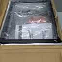 Furologee TV Stand for TVs up to 55 Inch, Entertainment Center with Open Storage Shelves, Media Console Table with Soundbar Shelf for Living Room, Bedroom, Rustic Brown