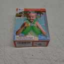 Floaties Swim Vest for Child, Portable Inflatable Pool Floats Swimming Ring with Adjustable Safety Buckle, Safety Swim Arm Bands with Double Surround Air Bag, Durable Float Tube for Kids (M(for weight:50-88lbs), Green)