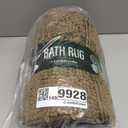 LOCHAS Luxury Bathroom Rug Shaggy Bath Mat 24 x 60 Inch, Washable Non Slip Bath Rugs for Bathroom Shower, Soft Plush Chenille Absorbent Carpets Mats, Tan