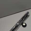 Shower Curtain Rod, 1" Diameter Heavy Duty Tension Shower Rod, Non Slip Adjustable 28-46 inch No Drilling Shower Curtain Rods Spring Tension For Bathroom, Shower Stall, No Rust, Black