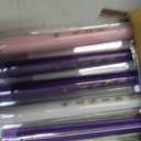 Flameless Advent Candles Set of 5 with Words, 10 Inch White, Purple & Pink Flameless Candle, Flameless Taper Candles for Advent Wreath, Flickering LED Candle with Remote