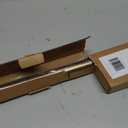 Ivilon Window Curtain Rod Decorative End Cap Design, 1 Inch Rod, 28 to 48 Inch. Warm Gold