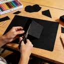 Large Black Construction Paper 18x24 Craft Paper for Drawing Poster DIY Art Project Medium Weight 100 Sheets