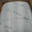 Niagara Sleep Solution Ultra Soft Queen Size Mattress Topper - Viscose Made from Bamboo Pillow Top Mattress Pad for Back Pain Relief - Naturally Cooling for Hot Sleepers, Green