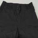 Motherhood Maternity Women's Super Stretch Secret Fit Over The Belly Ankle Straight Leg Pregnancy Dress Pants for Work (Small, Black)