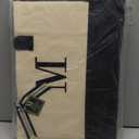 M Initial Canvas Tote